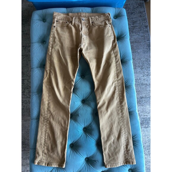 Levi’s 513 Men’s Brown/Tan Khaki Colored Jeans 31 x 30 - Picture 11 of 11